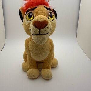 Lion Plush Toy with Red Mane